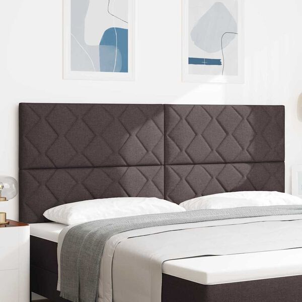 vidaXL Zagł&oacute;wek Jasnoszary 200 cm tkanina