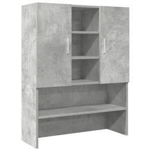 vidaXL Szafka na pralkę, szarość betonu, 70,5x25,5x90 cm