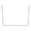 vidaXL Nogi do stołu jadalnego w kształcie litery V 3 szt. Białe 100x(72-73,3) cm Stal