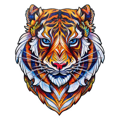 UNIDRAGON 273-cz., drewniane puzzle Lovely Tiger, King Size, 30x38 cm