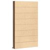 vidaXL Szafka na płyty CD, brązowy dąb, 102x23x177,5 cm