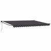 vidaXL Markiza wysuwana antracytowy 4 x 2 m Poliester i Metal