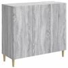 vidaXL Bufet Szary Sonoma 89 x 34,5 x 80 cm Drewno inżynieryjne