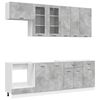 vidaXL Jednostka kuchenna LYON 8 pcs Betonowy szary