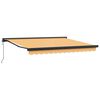 vidaXL Markiza wysuwana piaskowy 450 &times; 300 cm Tkanina i Metal
