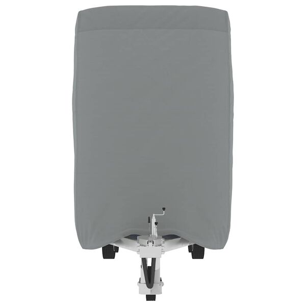 vidaXL Pokrowiec na przyczepę dla koni, szary, 334x148x230cm, wł&oacute;knina