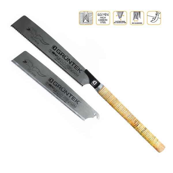 GR&Uuml;NTEK Piła ogrodowa MURENA z dwoma ostrzami, 630 mm