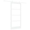 vidaXL Drzwi przesuwne ORKDAL Biały 93 x 202 cm