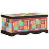 vidaXL Stolik kawowy wielokolorowy 90x50x40 cm lite drewno mango