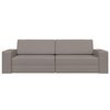 vidaXL Sofa Bed 200cm Ciemnoszary tkanina
