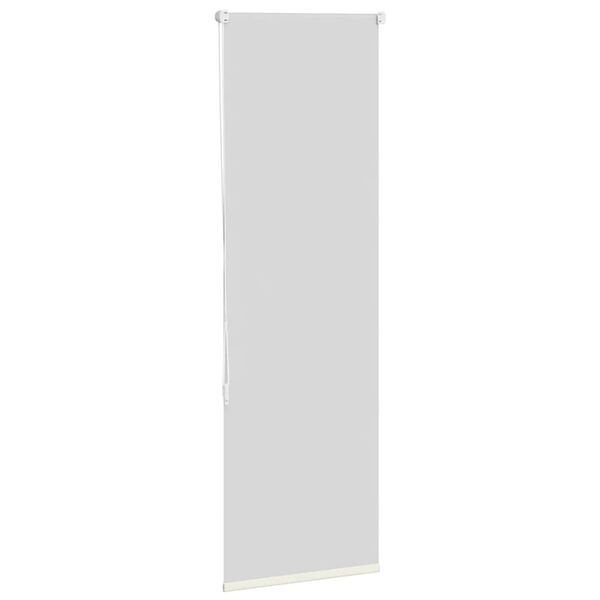 vidaXL Roleta zaciemniająca Off White 40x130 cm Szerokość tkaniny