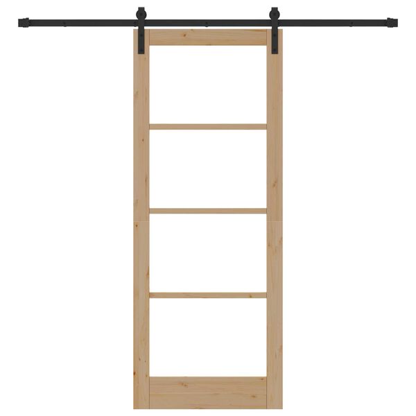 vidaXL Drzwi przesuwne ORKDAL Naturalny 83 x 211 cm