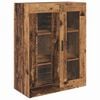 vidaXL Highboard 2 pcs Stare drewno Materiał drewnopochodny