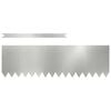 vidaXL Krawężnik do trawnika 20 szt. 100 x 0,05 x 30 cm Srebrny