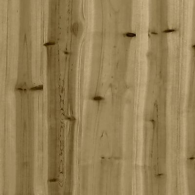 vidaXL Stół ogrodowy, 100x50x75 cm, impregnowane drewno sosnowe