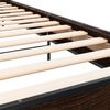 vidaXL Rama ł&oacute;żka, brązowy dąb, 90x200 cm, materiał drewnopochodny