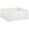 vidaXL Mur oporowy 4 szt. 100 x 100 x 50 cm Stal Biały