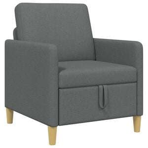 vidaXL Sofa z miejscem do przechowywania ciemnoszary 72 x 78 x 87 cm