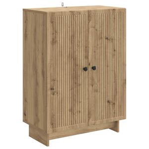 vidaXL Bufet Dąb artisan 66 x 34,5 x 90 cm Drewno inżynieryjne