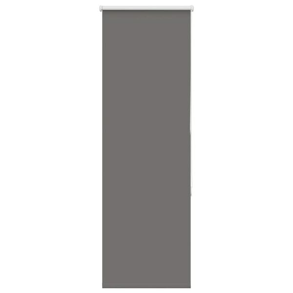 vidaXL Roleta zaciemniająca szara 55x150 cm Szerokość tkaniny 50,7 cm