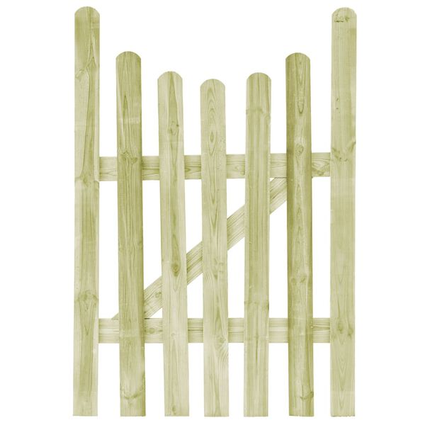 vidaXL Furtka ogrodowa, impregnowane drewno sosnowe, 100 x 150 cm