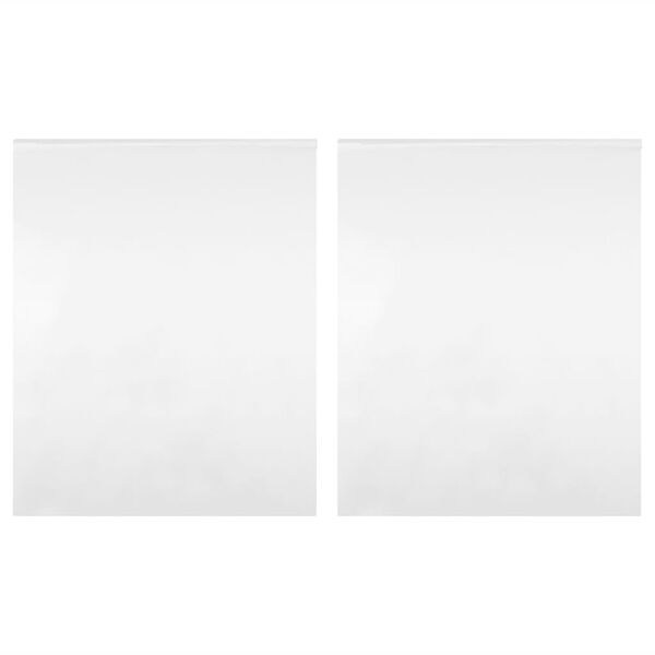 vidaXL Folie lustrzane, 2 szt., samoprzylepne, 90x100 cm, PET