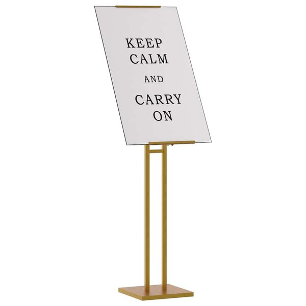 vidaXL Stoiska na targi złoty 26,5 x 26,5 x 150 cm Stal