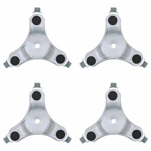 vidaXL Rolki meblowe 4 szt. 16x14,5x5,5 cm Stal 180 kg