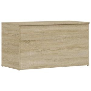 vidaXL Skrzynia, dąb sonoma, 84x42x46 cm, materiał drewnopochodny