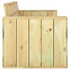 vidaXL 3-cz. zestaw mebli wypoczynkowych do ogrodu, impregnowana sosna