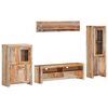 vidaXL 4-częściowa meblościanka pod TV, lite drewno