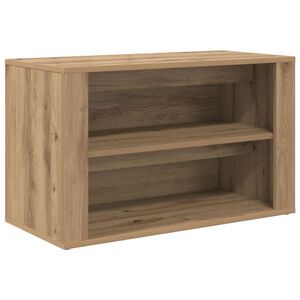 vidaXL Stojak na buty 75 x 35 x 45 cm Drewno inżynieryjne dąb artisan