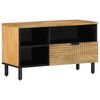 vidaXL Szafka RTV Brązowa 80x33x46 cm Drewno lite Mango