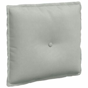 vidaXL Poduszka na plecy Jasnoszary 50 x 45 cm Tkanina sztruksowa