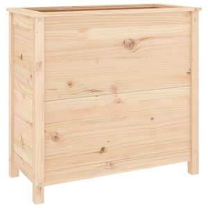 vidaXL Donica ogrodowa, 82,5x40x78 cm, lite drewno sosnowe