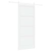 vidaXL Drzwi przesuwne ORKDAL 93 x 211 cm Drewno inżynieryjne Biały