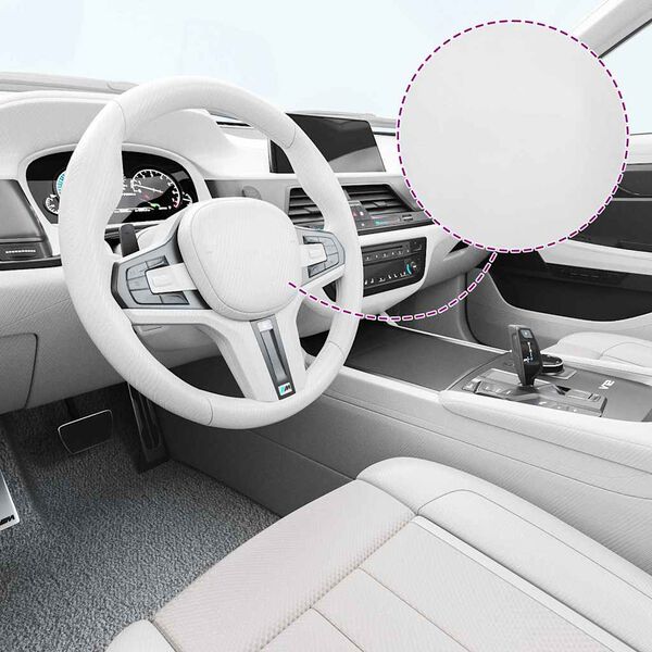 vidaXL Folie samochodowe 4D, 2 szt., białe, 100x150 + 50x150 cm