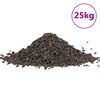 vidaXL Żwirek bazaltowy, 25 kg, czarny, 5-8 mm
