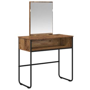 vidaXL Toaletka Stare drewno 81 x 40 x 131 cm Drewno inżynieryjne