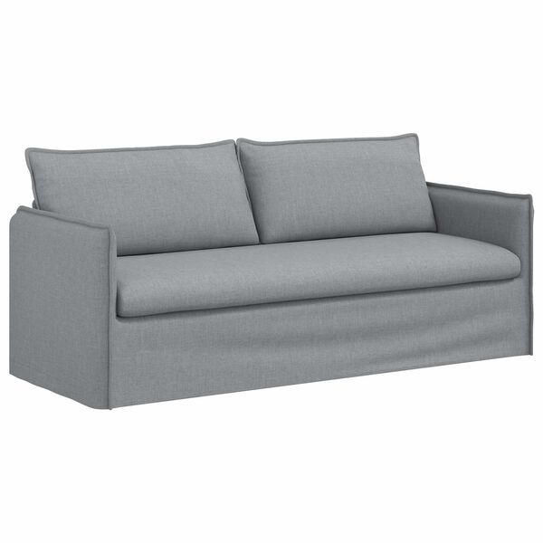 vidaXL Sofa Jasnoszary
