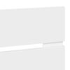 vidaXL Zagł&oacute;wek Biały 200 cm Materiał drewnopochodny