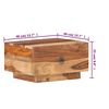 vidaXL Szafka nocna, 40 x 40 x 25 cm, lite drewno akacjowe