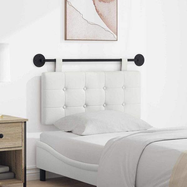 vidaXL Wisząca Głowa Biały 100 x 55 x 5 cm Sk&oacute;ra ekologiczna