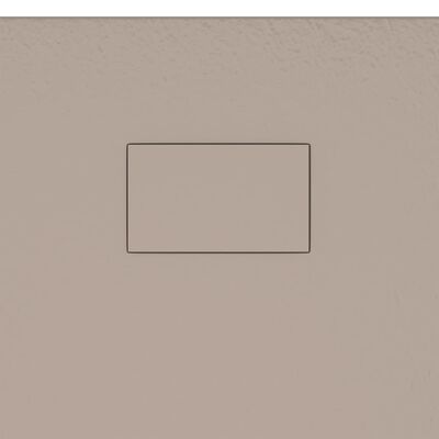 vidaXL Brodzik prysznicowy, SMC, brązowy, 100 x 70 cm