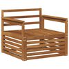 vidaXL 2 szt. Sofa na zewnątrz naturalny