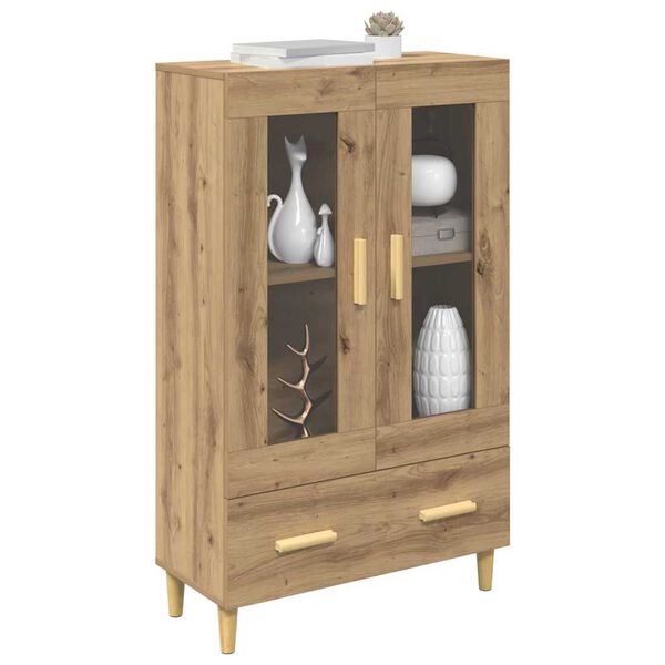 vidaXL Highboard z szufladą Dąb rzemieślniczy 70 x 31 x 115 cm