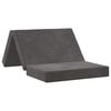 vidaXL Składana Sofa Ł&oacute;żko 100 x 67 x 45 cm ciemnoszary