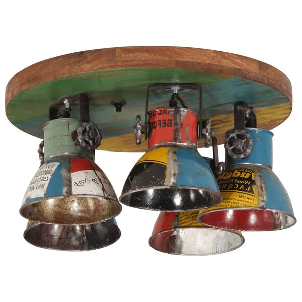 vidaXL Lampa sufitowa 25 W, wielokolorowa, 50x50x25 cm, E27