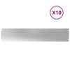 vidaXL Obrzeża trawnikowe 10 szt. 20x103 cm Stal ocynkowana