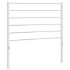 vidaXL Metalowe wymienne wezgłowie, białe, 100 cm